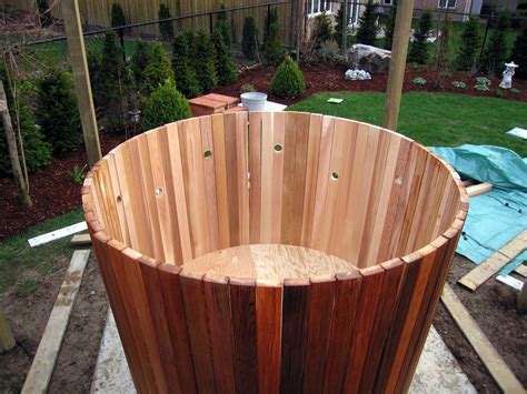 Homemade Cedar Hot Tub Conventional Tubs And Spas And Pricing Maine