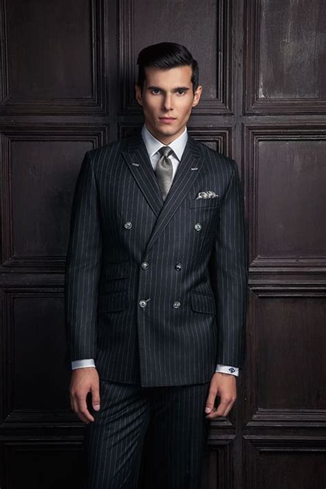 20 Best Pinstripe Suits Men Should Have In Their Wardrobe Blogrope Double Breasted Pinstripe