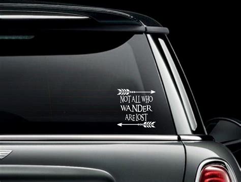 Not All Who Wander Are Lost Vinyl Car Window Decal Bumper Sticker Us Seller