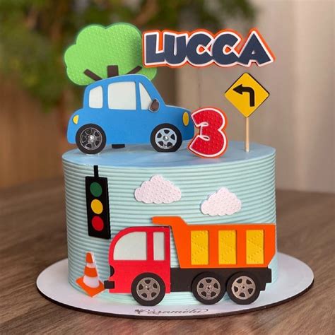 Bolo Tema Caminhão Infantil