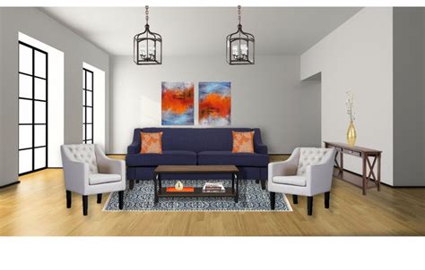 Modern Contemporary Living room png image