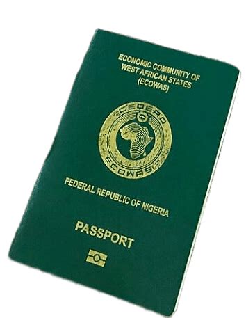 Passport Of The Federal Republic Of Nigeria Transparent PNG StickPNG