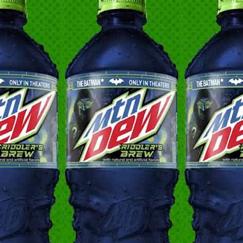 Mountain Dew May Be Releasing A Riddlers Brew Flavor Inspired By The