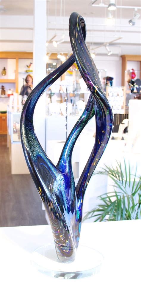 Dichroic Glass Art Sculpture From Kelasa Glass Gallery On Kauaii
