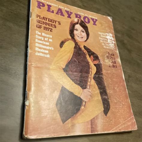 Playboy Magazine October 1972 Playboys Bunnies Of 1972sharon Johansen