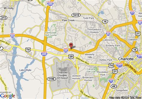 Map Of Wingate By Wyndham Charlotte Airport Charlotte