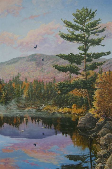 10 Images About Adirondack Art On Pinterest Herons Oil On Canvas
