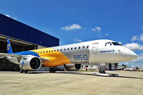 Embraer Rolls Out E195 E2 Its Largest Commercial Jet Air Data News
