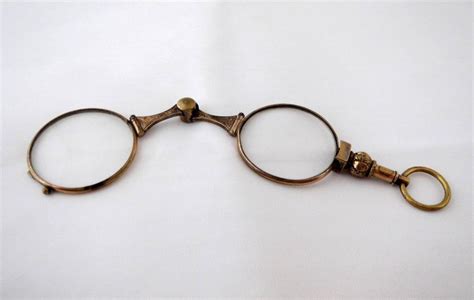 Antique Brass Chatelaine Lorgnettes Opera Glasses Circa Late 1800s Chatelaine Glasses Spy