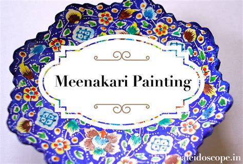 Meenakari Painting Intricate Decorative And Graceful Art And Culture