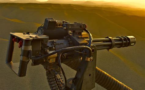 Wallpaper Kendaraan Tentara Militer Senapan Mesin M134 Minigun