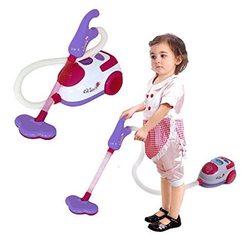 Toy Cubby Pretend Play Battery Operated Kids Play Vacuum Cleaner Set
