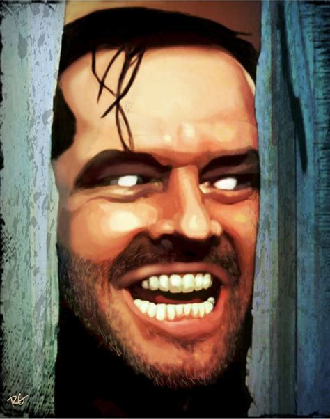 The Shining Here S Johnny Original RGIllustration Paintings