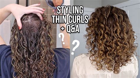 Styling Thin Curly Hair Qanda Curlsmith Hair Makeup Youtube