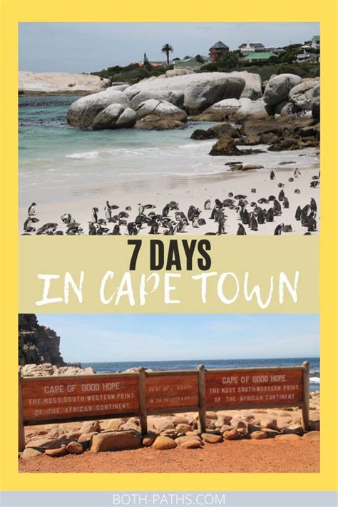 7 Days In Cape Town Itinerary Cape Town Itinerary South Africa