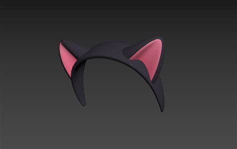 Cat Headband 3d Model Cgtrader