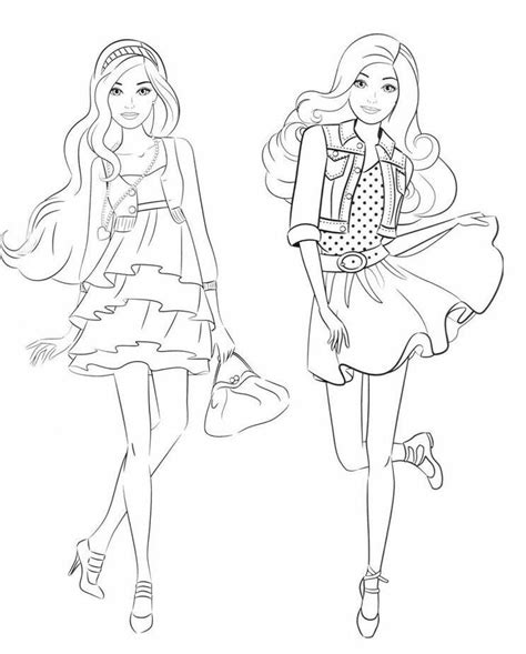 Fashionista Coloring Pages To Download And Print For Free