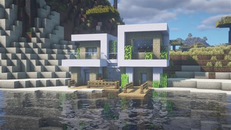 Minecraft Beach House Telegraph