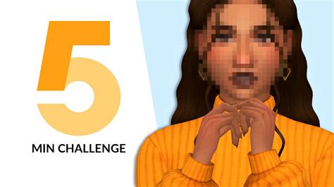 Can I Create A Sim In Five Minutes 😱 Sims 4 Create A Sim Challenge