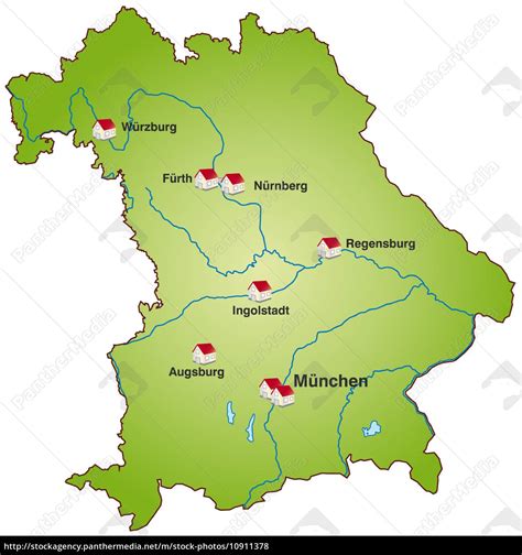 Karte Von Bayern