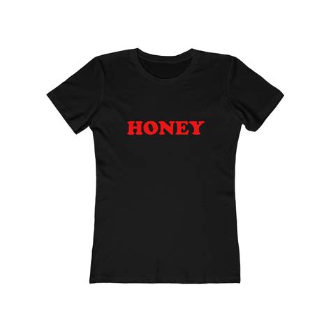 Women S Vintage Style Honey T Shirt White Etsy