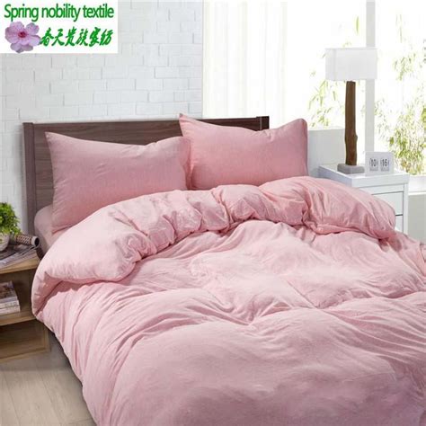 Some features to be on the lookout for when selecting a pink comforter set include most importantly the size bed the set is designed for, as well. 2015 hot Pink Bedding sets queen cotton 4pcs Solid color ...