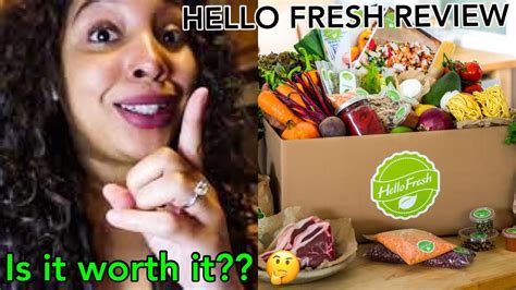 Hello Fresh Review First Time Trying Hello Fresh Meal Kit Box Unboxingcooking Asmr