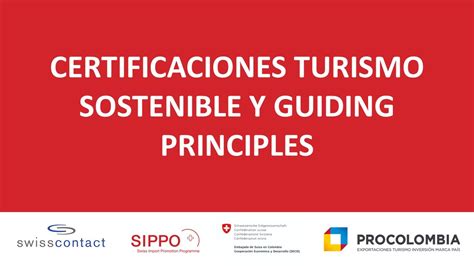 Certificaciones Turismo Sostenible Y Guiding Principles En St Youtube