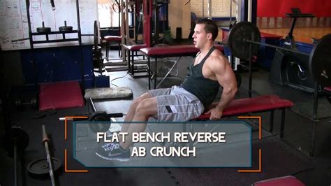 Flat Bench Reverse Ab Crunch How To Do Reverse Abdominal Crunches Youtube