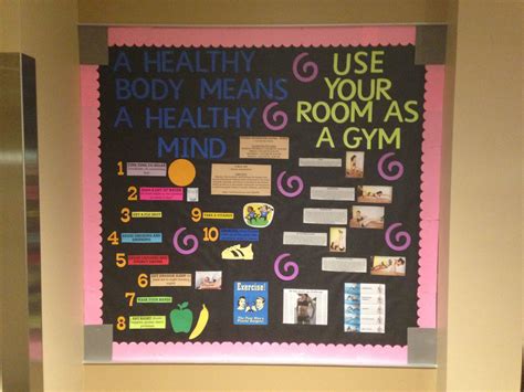 Healthfitness Educational Bulletin Board More Nurse Bulletin Board