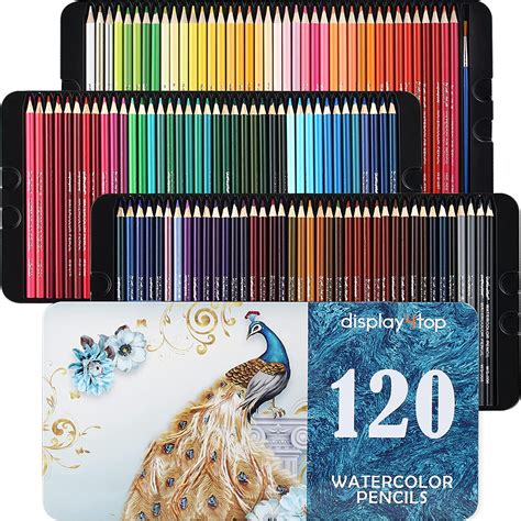 Display4top Professional Watercolour Pencilsvibrant Colors And
