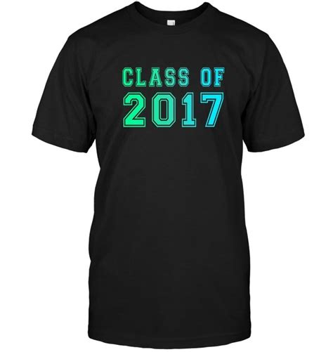 Class Of 2017 High School Graduation Date Graduate T Shirt Shirts