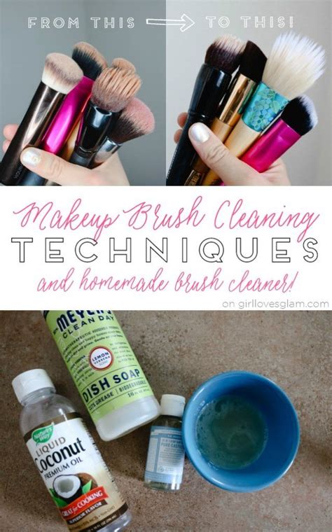 Makeup Brush Cleaning Techniques And Homemade Cleaner Girl Loves Glam