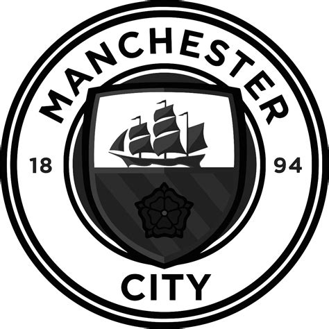 Client Manchester City Logo Black Premier League Teams Logo Hd