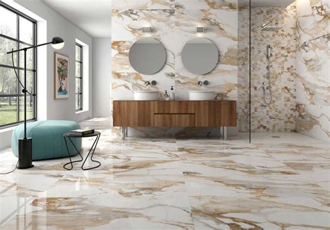 Arezzo Gold Marble Effect Porcelain Tiles From Alistair