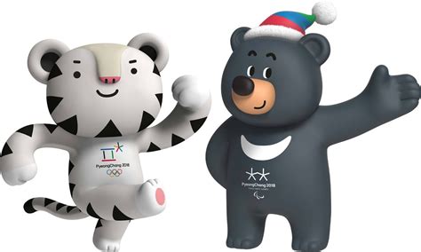 Soohorang And Bandabai Pyeongchang 2018 Olympic Mascots Furry