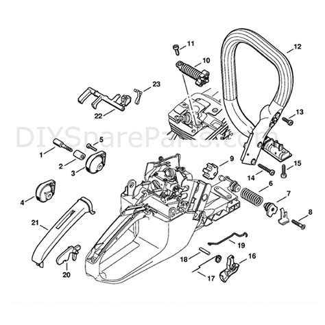 Stihl Ms 341 Chainsaw Ms341 Z Parts Diagram Av System