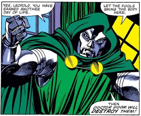 John Byrnes Dr Doom As Seen In The Last Pages Of Fantastic Four 244