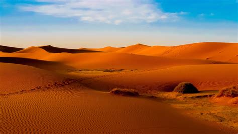 Landscape Photography Of Orange Sand Desert Hd Orange Wallpapers Hd