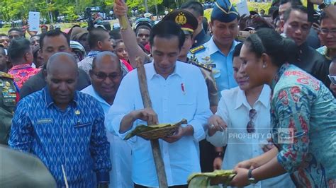 Jokowi Kunjungan Ke Yahukimo Papua Youtube