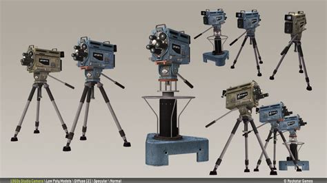 Television Studio Cameras From The 1960s Ones That Would Be Used On Tv