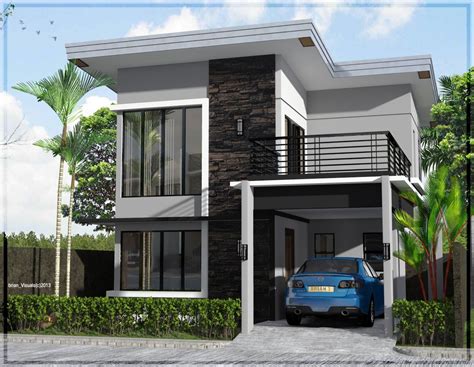 Modern Low Cost 2 Storey House Design Design For Home