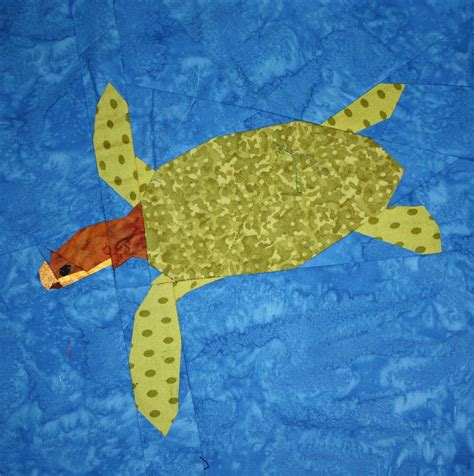 Sea Turtle Paper Pieced Sea Turtle Brittany Flickr