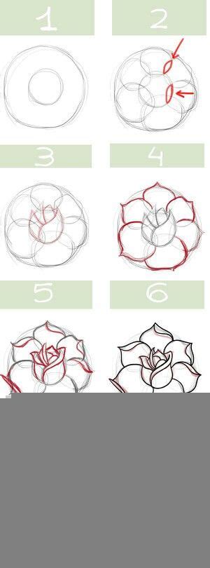 How To Draw A Flower Flower Drawing Art Tutorials