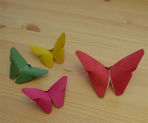Origami Butterfly 10 Steps Instructables