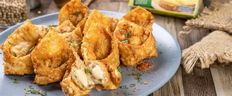 Resep kulit pangsit goreng renyah. Pangsit Goreng Ayam Keju | Dapur Keju Prochiz