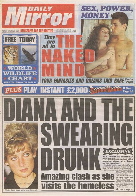 1992 01 20 Newspaper Article Daily Mirror Uk Princess Diana Diana