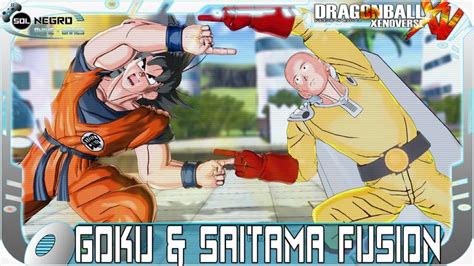 Goku And Saitama One Punch Man Fusion Gokama Vs Shenron Z Warrior