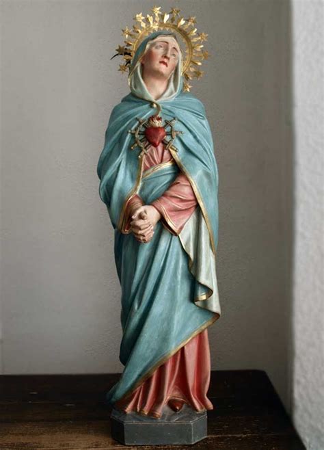 Etsy のour Lady Of The Seven Sorrows Terracotta Sancta Mater Dolorosa Virgin Mary Our Lady Of