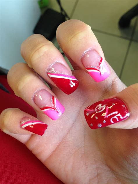 Valentine Nail Designs French Tip Daily Nail Art And Design